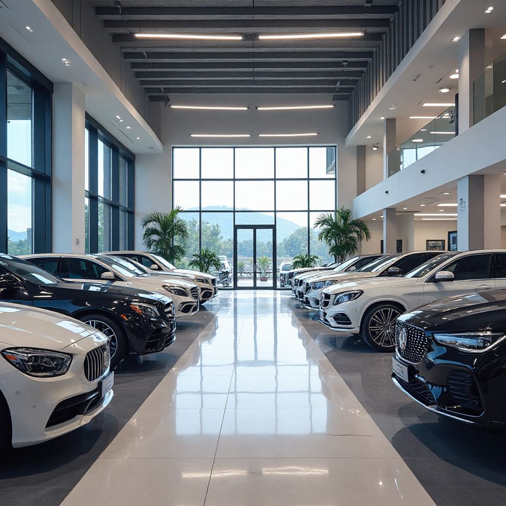 Modern Easy Car Rentals facility today